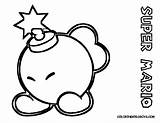 Mario Coloring Pages Super Omb Bob Colouring Toad Printable Brothers Yoshi Bomb Bros Drawing Kids Kart Luigi Baby Print Sheets sketch template