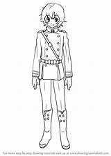 Seraph Owari Yoichi Saotome Drawing Draw Step Anime Manga sketch template