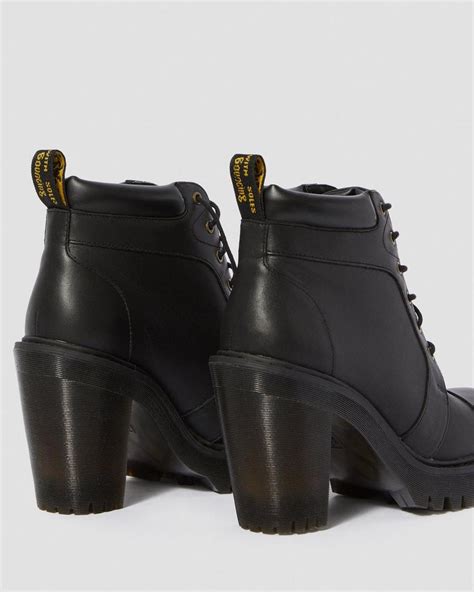 dr martens averil womens leather heeled ankle boots boots leather heels heeled ankle boots