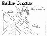 Roller Coaster Coloring Pages Flags Six Getcolorings Color Getdrawings sketch template