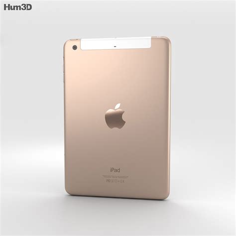 apple ipad mini  cellular gold  model humd