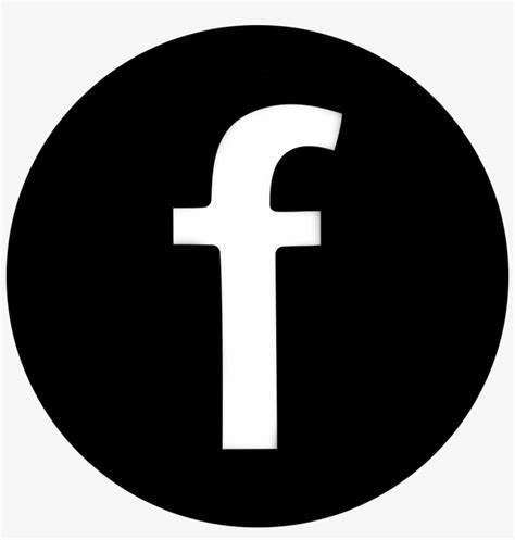 facebook logo black facebook logo png black  png