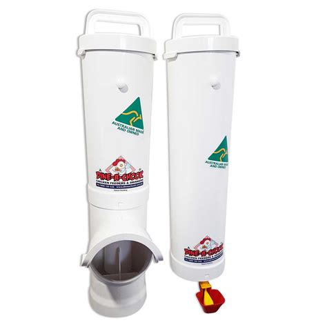 automatic chicken feeder  drinker kit dine  chook uk ireland