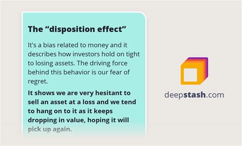 disposition effect deepstash