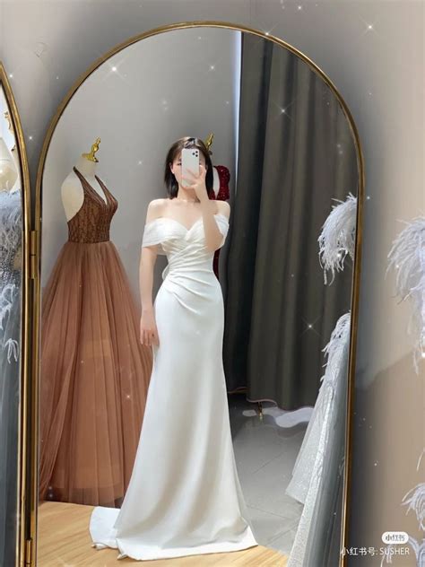 susher korean wedding dress minimal wedding dress wedding dress long sleeve