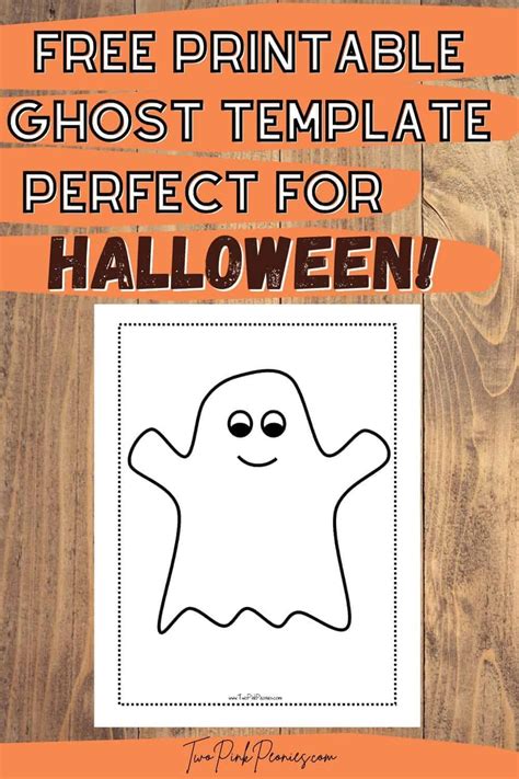 ghost template printable  instant