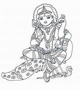 Muruga Murugan Lord Clipart Line Hindu Drawings Coloring Easy Subramanya Sketch Drawing God Simple Painting Karthikeya Skanda Ganesha Tanjore Indian sketch template
