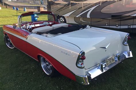modified  chevrolet bel air convertible  speed  sale  bat auctions closed  october