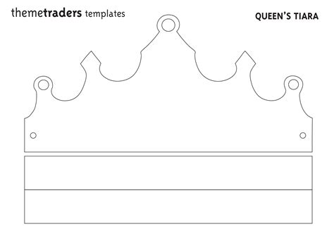 printable crown template  king printable templates