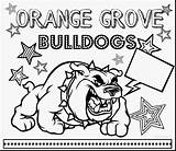 Coloring Pages Uga Getcolorings Georgia Superb Bulldogs Bulldog sketch template