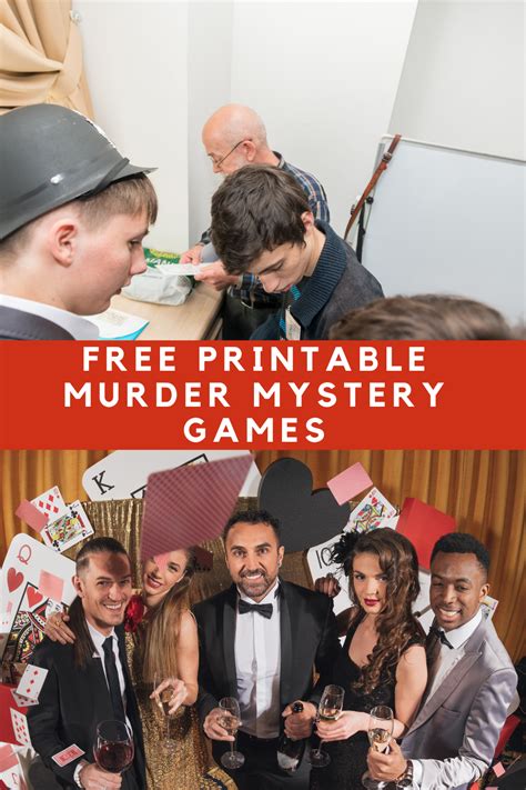 printable murder mystery