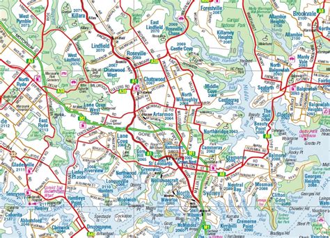 sydney  region wall map hema maps  shop