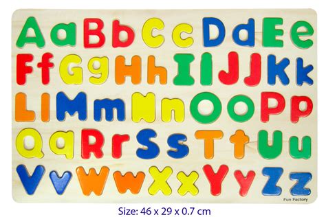 alphabet puzzle upper lowercase wild woodland toys