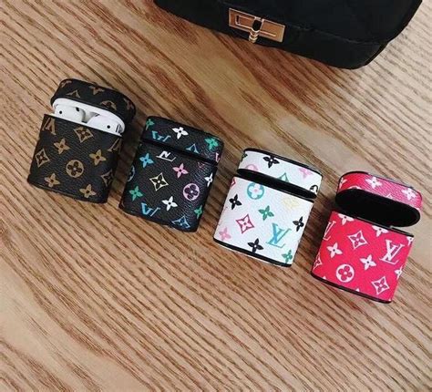 lv inspired suitcase  airpods   earphone case iphone cases airpod case