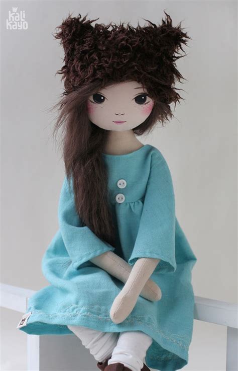 Romia Dolls On Behance Textile Doll Crochet Dolls Fabric Dolls