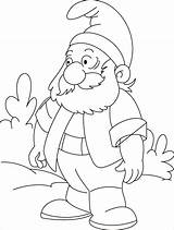 Gnome Coloring Pages Gnomes Garden Printable Kids Lost Him Could Way Help His Template Getcolorings Color Popular sketch template