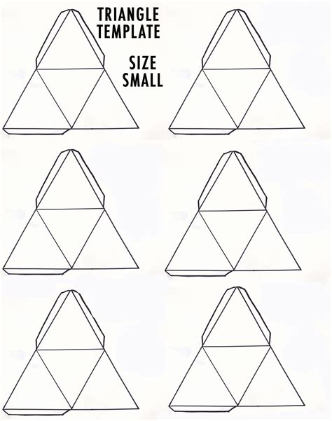small triangle template diy pinterest triangles template  oragami
