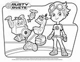 Rusty Rivets Coloring Pages Robots Sheets Printable Book Worksheets Colour Getdrawings S3 Choose Board Amazonaws sketch template