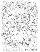 Coloring Pages Book Flowers Sheets Vibes Adult sketch template