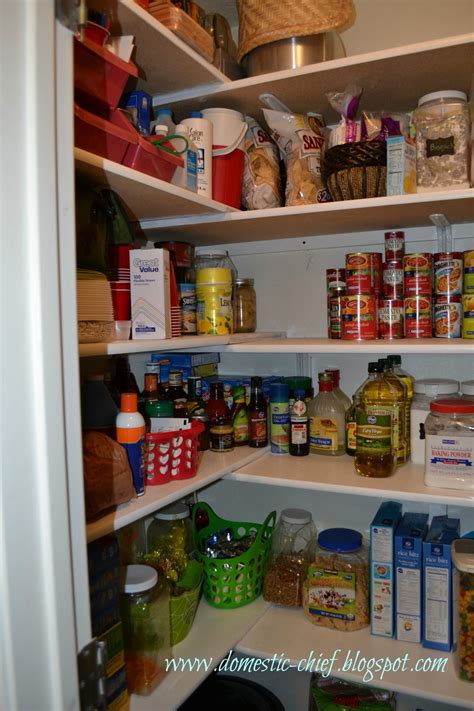 chief domestic officer pantry makeover