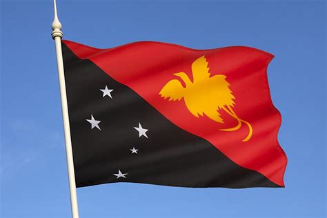 colors  symbols   flag  papua  guinea