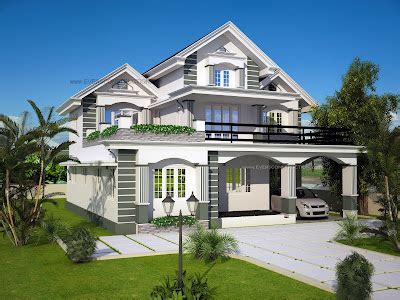 evens construction pvt  beautiful slope roof house