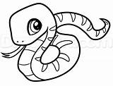Snake Drawing Kid Reptiles Simple Drawings Draw Coiled Kids Cool Realistic Getdrawings Paintingvalley Clipartmag sketch template