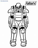 Fallout Coloring Sketch Armatura Sketchok Clipartmag Characters Disegni Potenziata sketch template