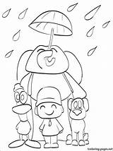 Pocoyo Coloring Characters Pages Color Main Penciling Line Drawing Print Only Kids Available sketch template
