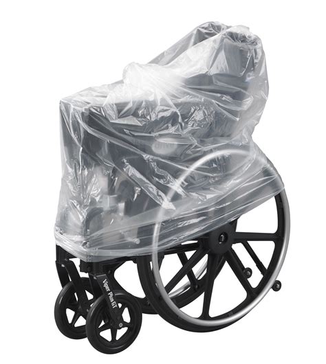 clear plastic transport storage covers wheelchair covers provide protection   items