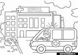 Kierowca Karetki Druku Kolorowanki Ambulans Swiatkolorowanek sketch template