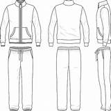 Tracksuit Mockup Mockups Blank Yellowimages sketch template