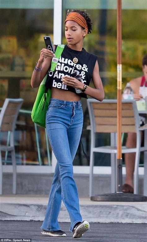 Willow Smith 14 Dons Feminist Statement While Running Errands