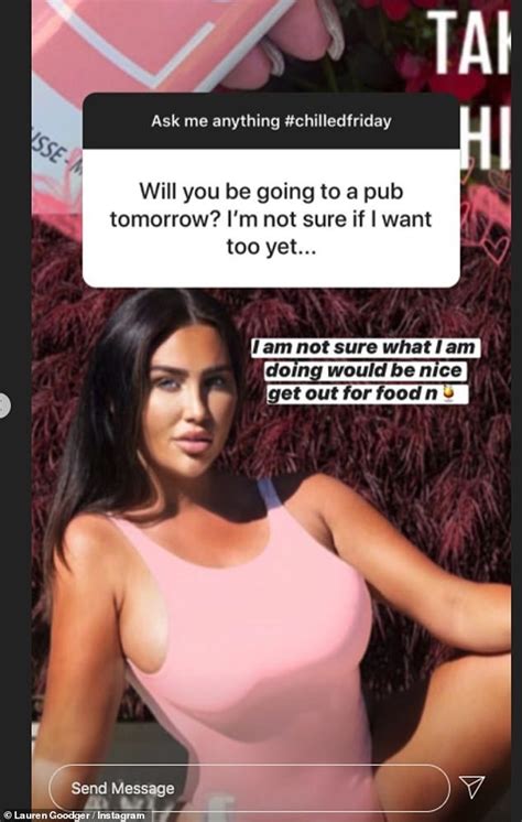 Lauren Goodger Delights Fans By Saying She Would Pose Nude