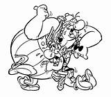 Asterix Crying Obelix sketch template