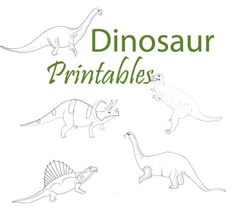 dinosaur printables  paint  blog