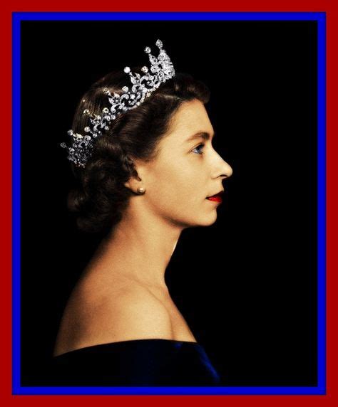 black  white photo  british monarchy queen elizabeth ii