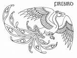 Phoenix Coloring Pages Bird Adults Printable Firebird Celtic Embroidery Getdrawings Color Sheet Getcolorings Patterns Usni Ari Deviantart 46kb 780px 1023 sketch template