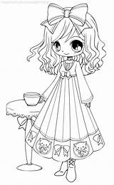 Yampuff Annabelle Chibis sketch template