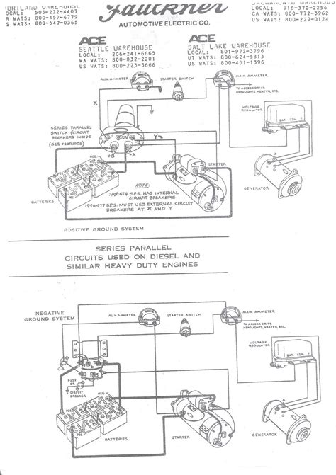 wiring schematic  series parallel switch antique classic mack info bigmacktruckscom