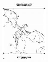 Coloring Dragon Pete Printable Pages Sweeps4bloggers Click Sheet Choose Board Printables Movie Disney sketch template