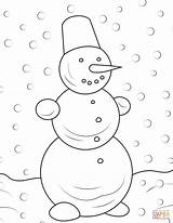 Schneemann Ausmalbild Ausdrucken Snowman Bałwan Coloring Kostenlos Supercoloring Zima Malvorlagen Kolorowanka Drukuj Balwan sketch template