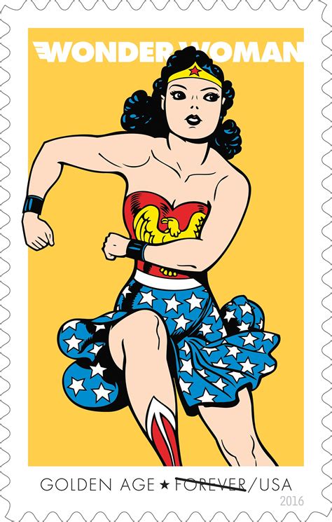 Comic Con 2016 New Wonder Woman Stamps Coming To