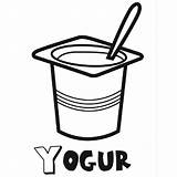 Comida Yogur Alimentos Leche Derivados Lacteos Yogurt Comidas Imagui Faciles Guiainfantil Manipulacion Obesidad Evitar Familias Pequeños Cuento Paracolorear Saludables sketch template