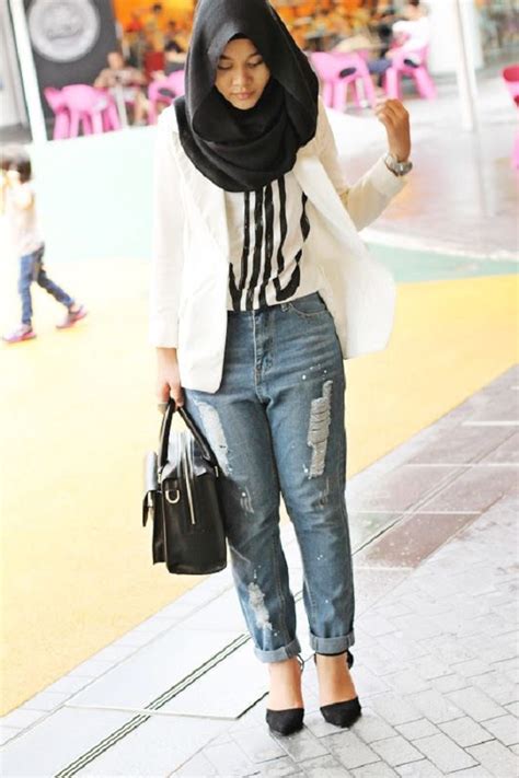 Latest Casual Hijab Styles With Jeans 2017 2018 Trends And Looks