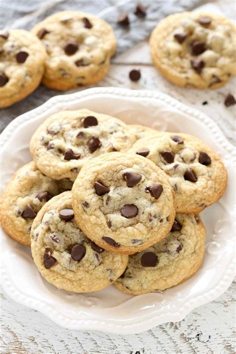 these chocolate chip cookies are extra soft thick and chewy this is