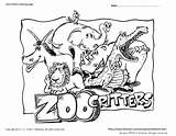 Coloring Zoo Animals Pages Critters Printable Print Color Coloringhome sketch template