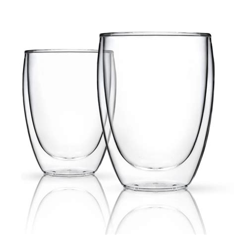 12 Oz Double Walled Glasses Kitchables