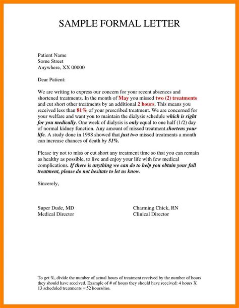 official letter format examples    examples