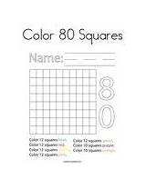 Squares Color Coloring Change Template sketch template